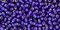 Toho 11/0 Round Japanese Seed Bead, TR11-28DF, Silver Lined Frost Cobalt